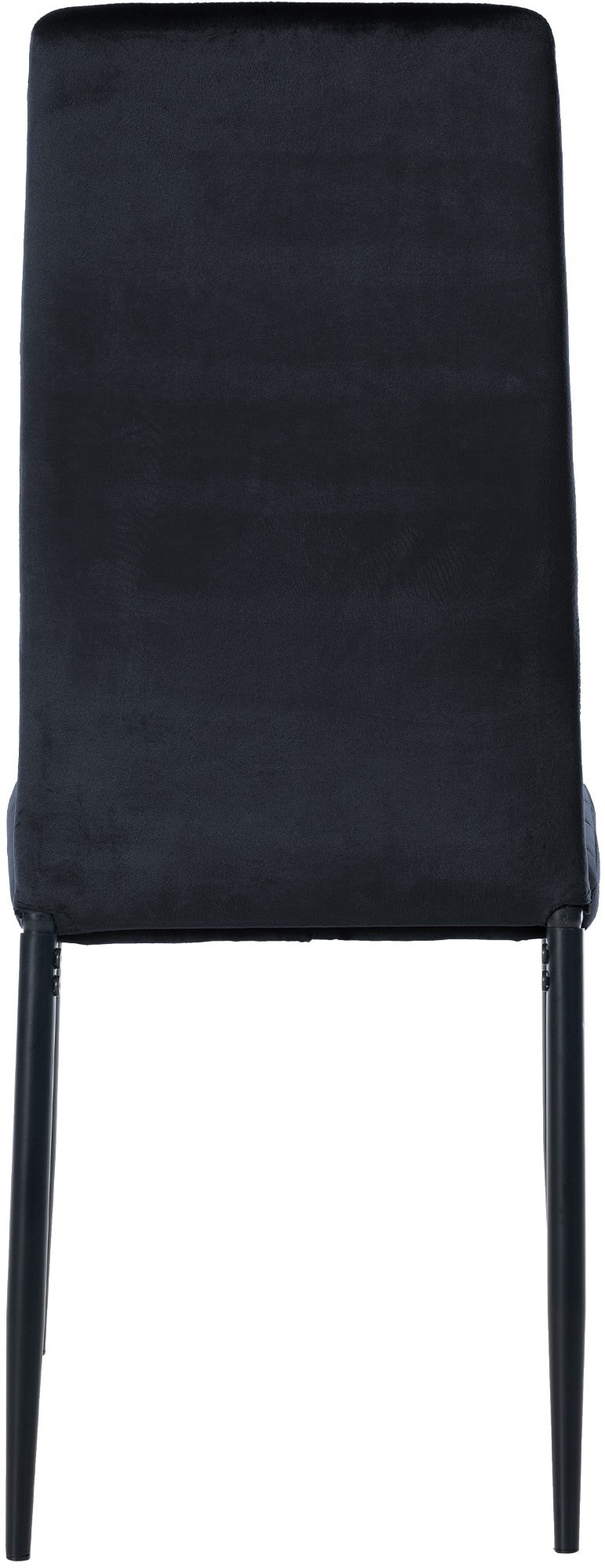 Set van 6 eetkamerstoelen Mayfair zwart,Fluweel schwarz