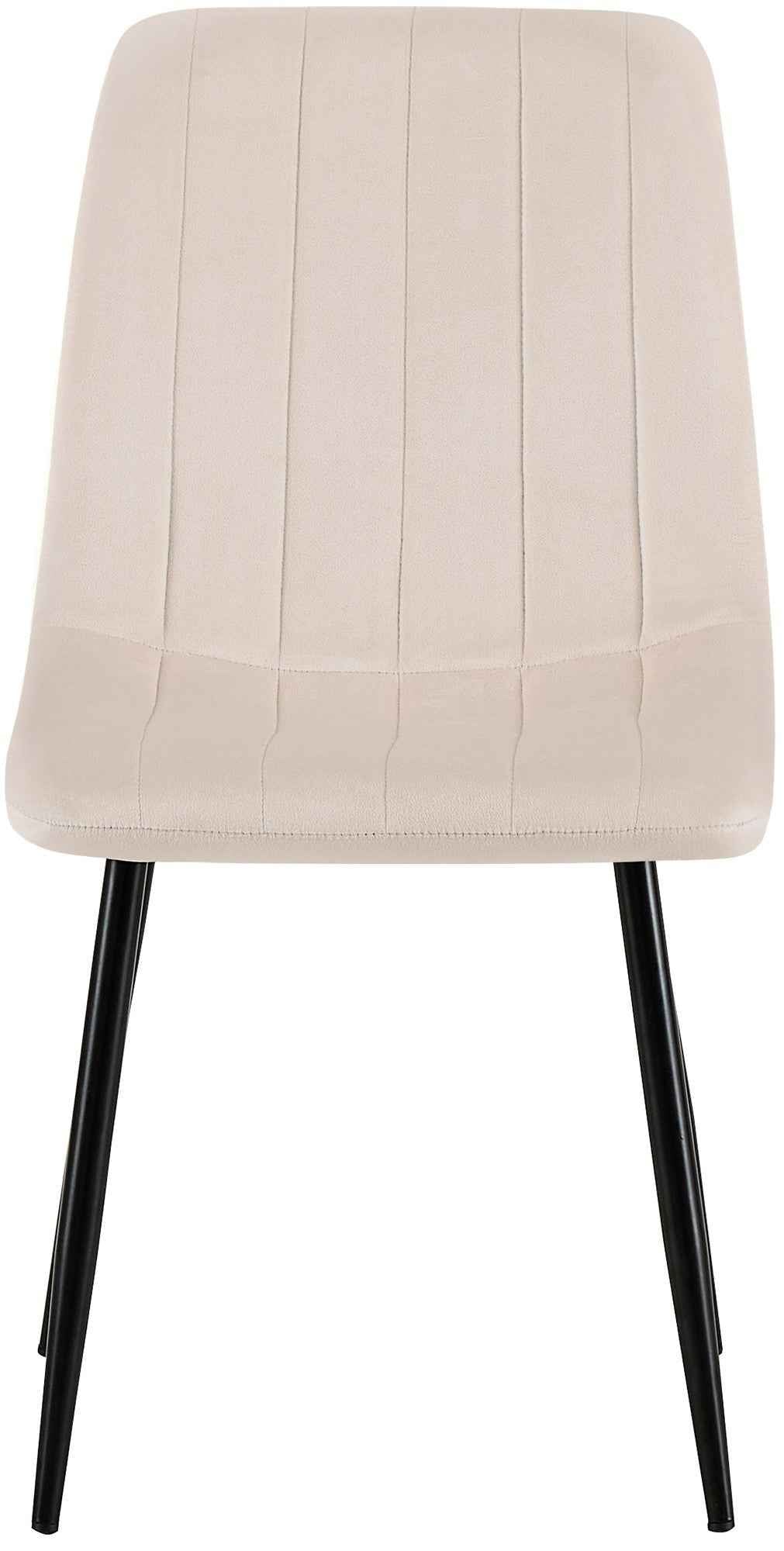 Eetkamerstoel Dijon Fluweel,creme creme