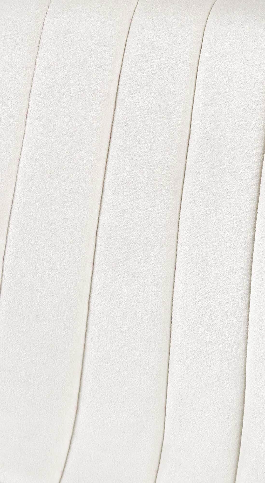 Set van 4 Dijon Eetkamerstoelen cremewit,Fluweel cremeweiß