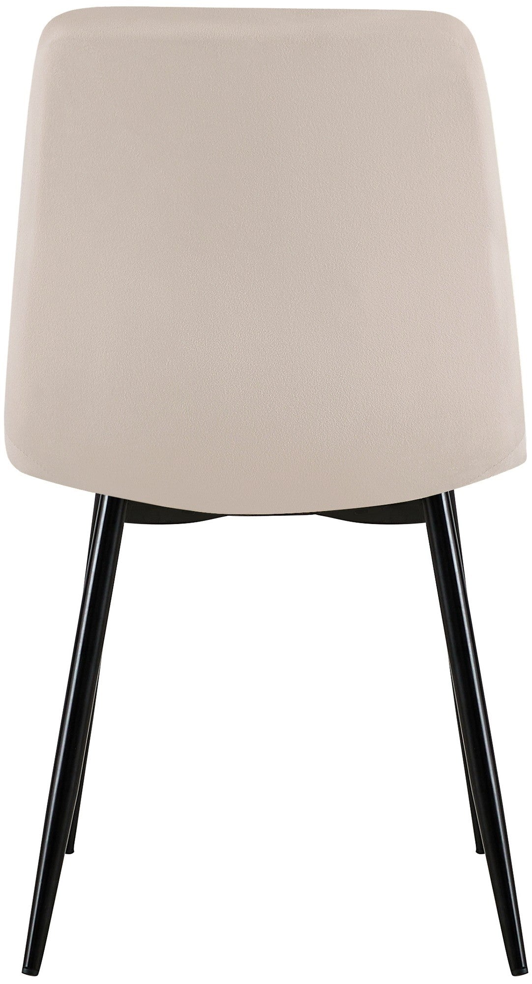 Set van 4 Dijon Eetkamerstoelen creme,Fluweel creme