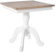 Bijzettafel Goa natura/wit,50 cm natura/weiß