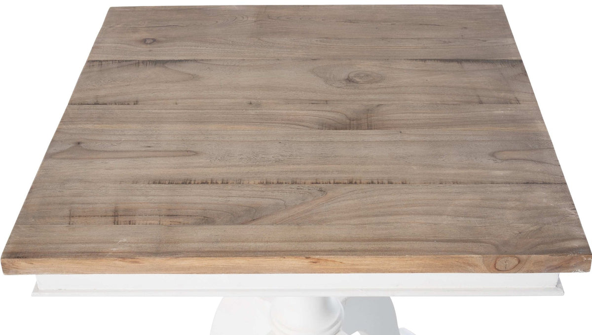 Bijzettafel Goa natura/wit,50 cm natura/weiß