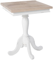 Bijzettafel Goa natura/wit,70 cm natura/weiß