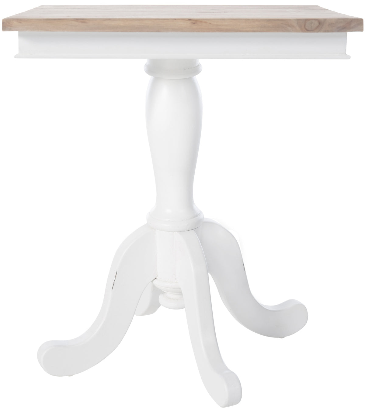 Bijzettafel Goa natura/wit,70 cm natura/weiß