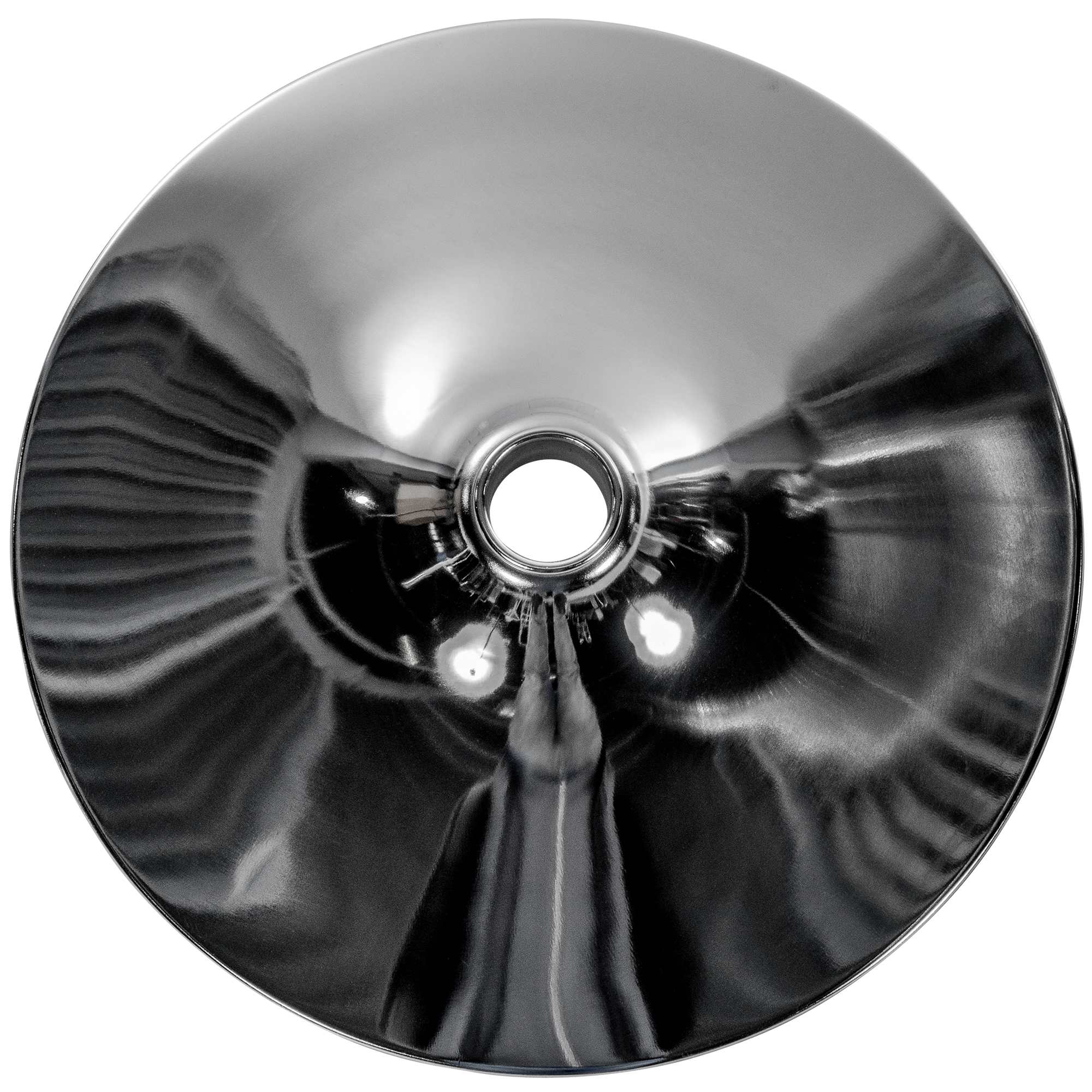Bodenteller 45 cm chrom