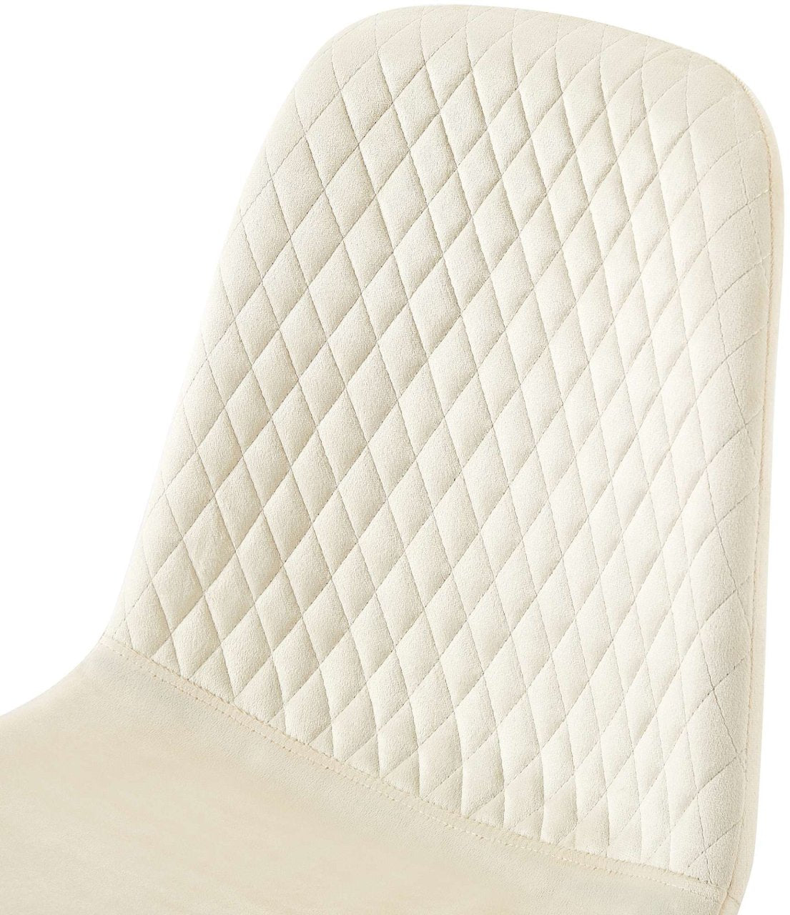 Eetkamerstoel Giverny Fluweel,creme creme