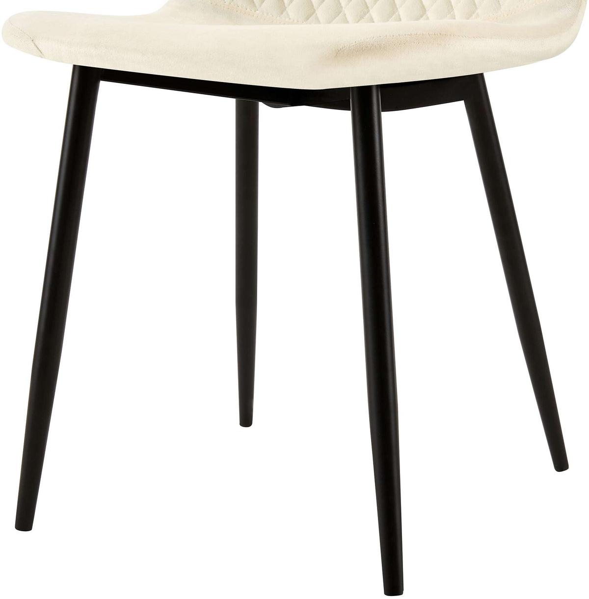 Eetkamerstoel Giverny Fluweel,creme creme