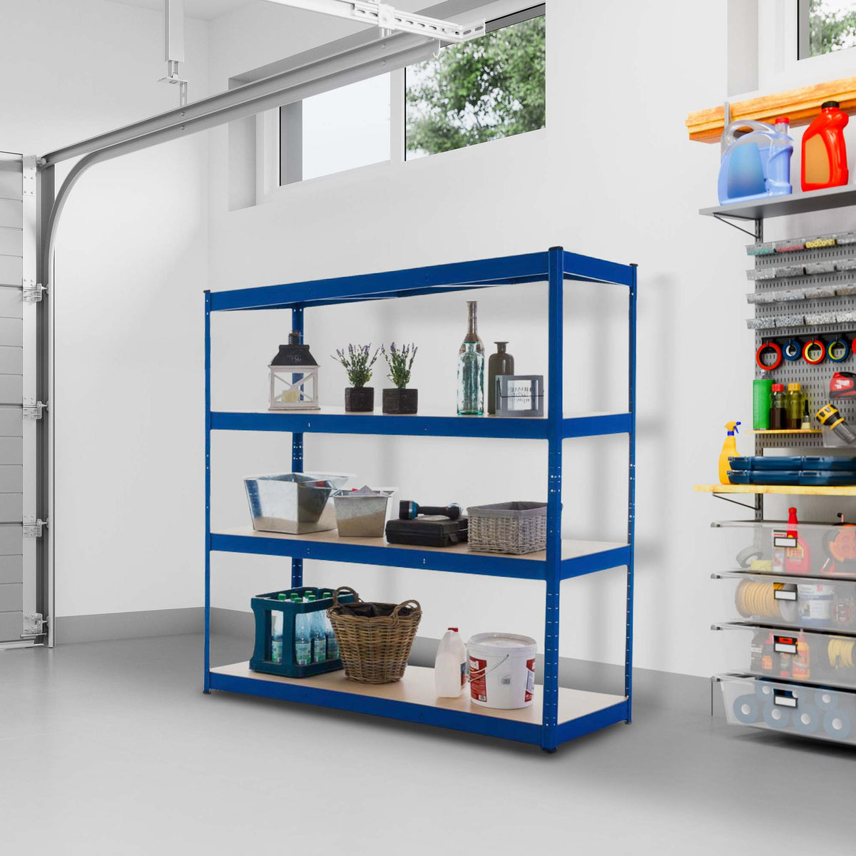 Stelling 160x60x180 cm blauw blau