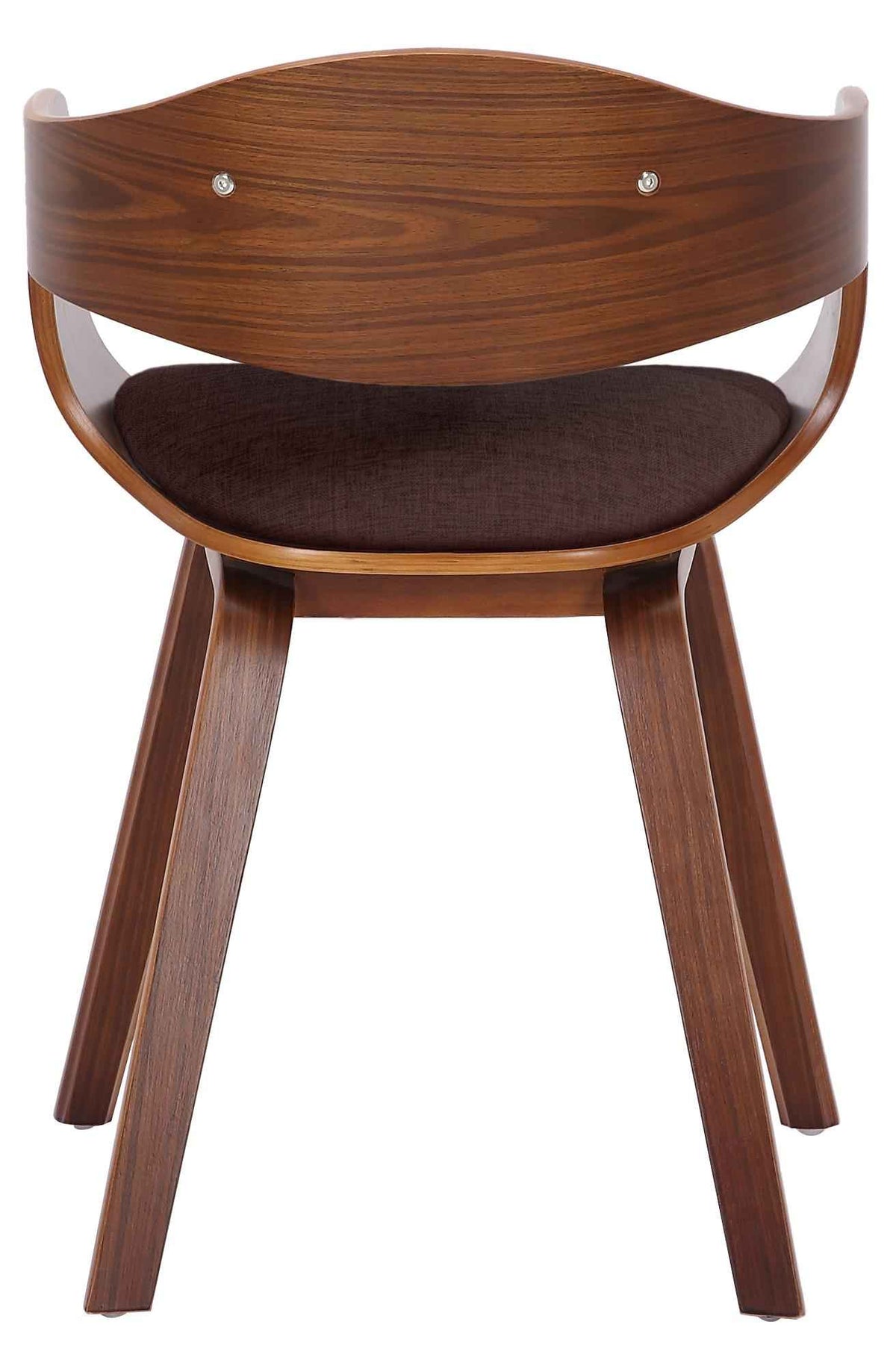 Bezoekersstoel Kingston Stof walnoot/bruin walnuss/braun