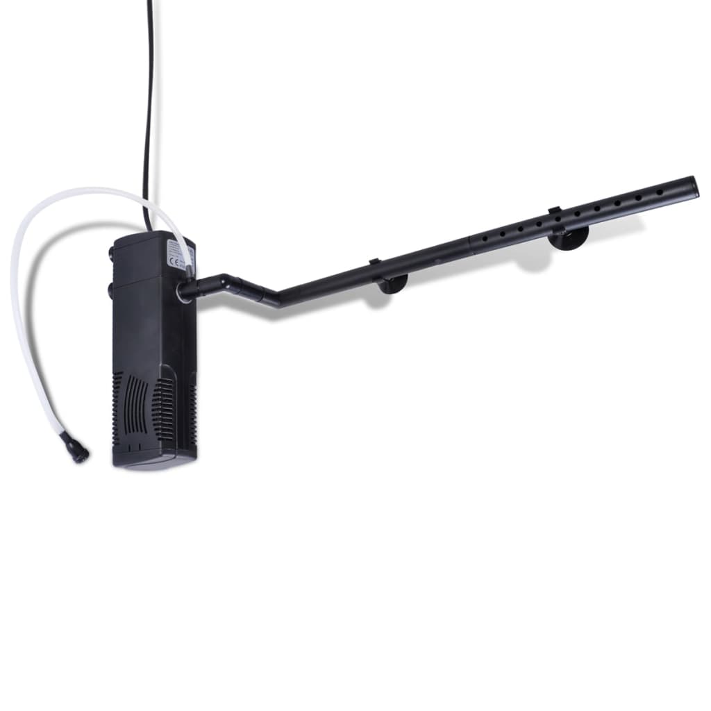 vidaXL Aquariumfilterpomp met actief koolstof 300 L/u