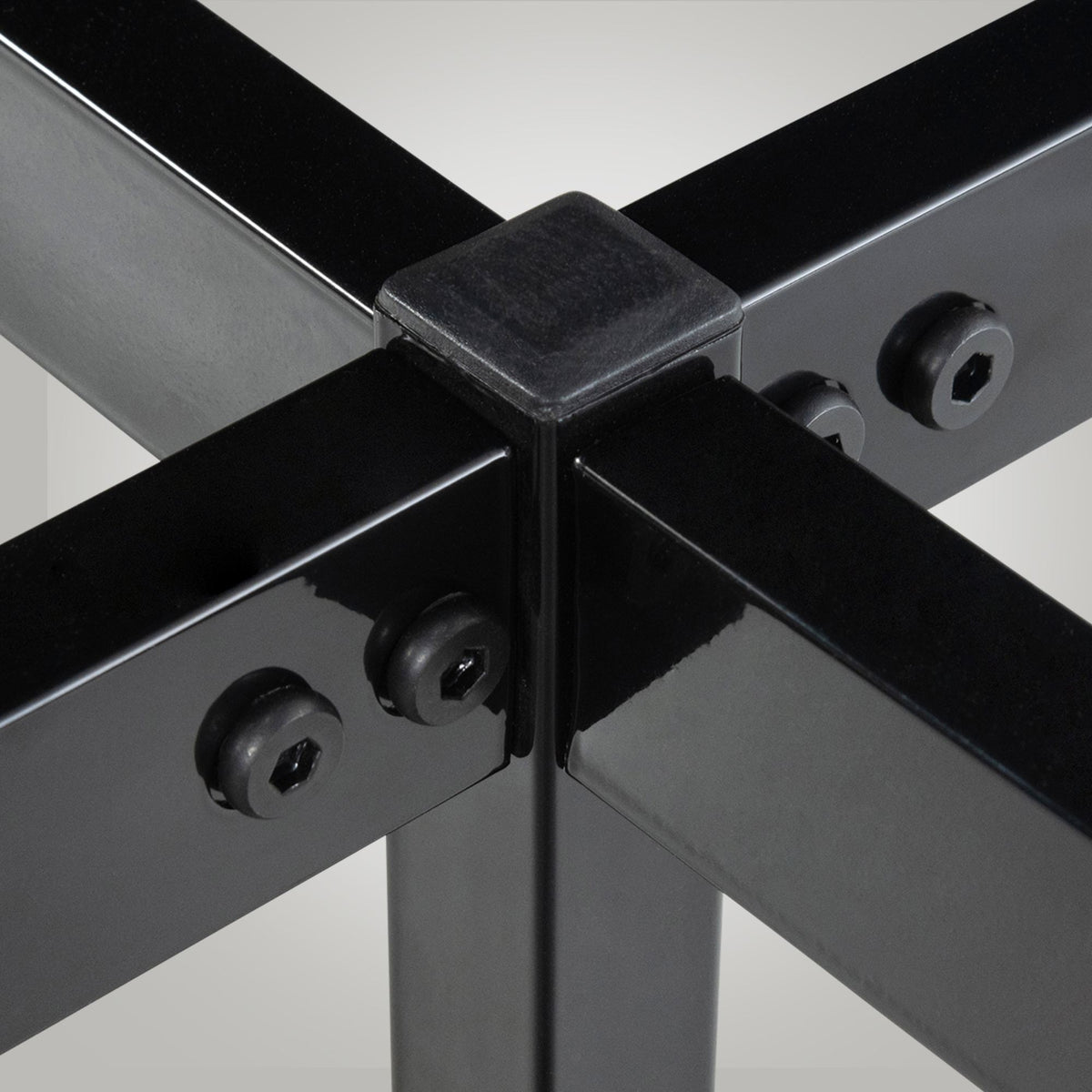 Metalen bed Fargo zwart,200x200x42 cm schwarz