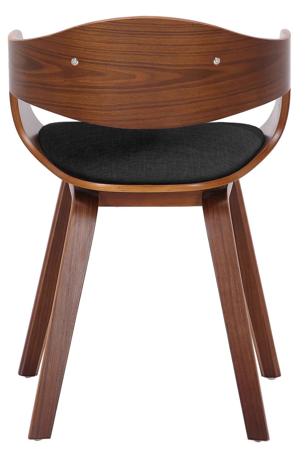 Set van 2 Kingston eetkamerstoelen Stof walnoot/donkergrijs walnuss/dunkelgrau
