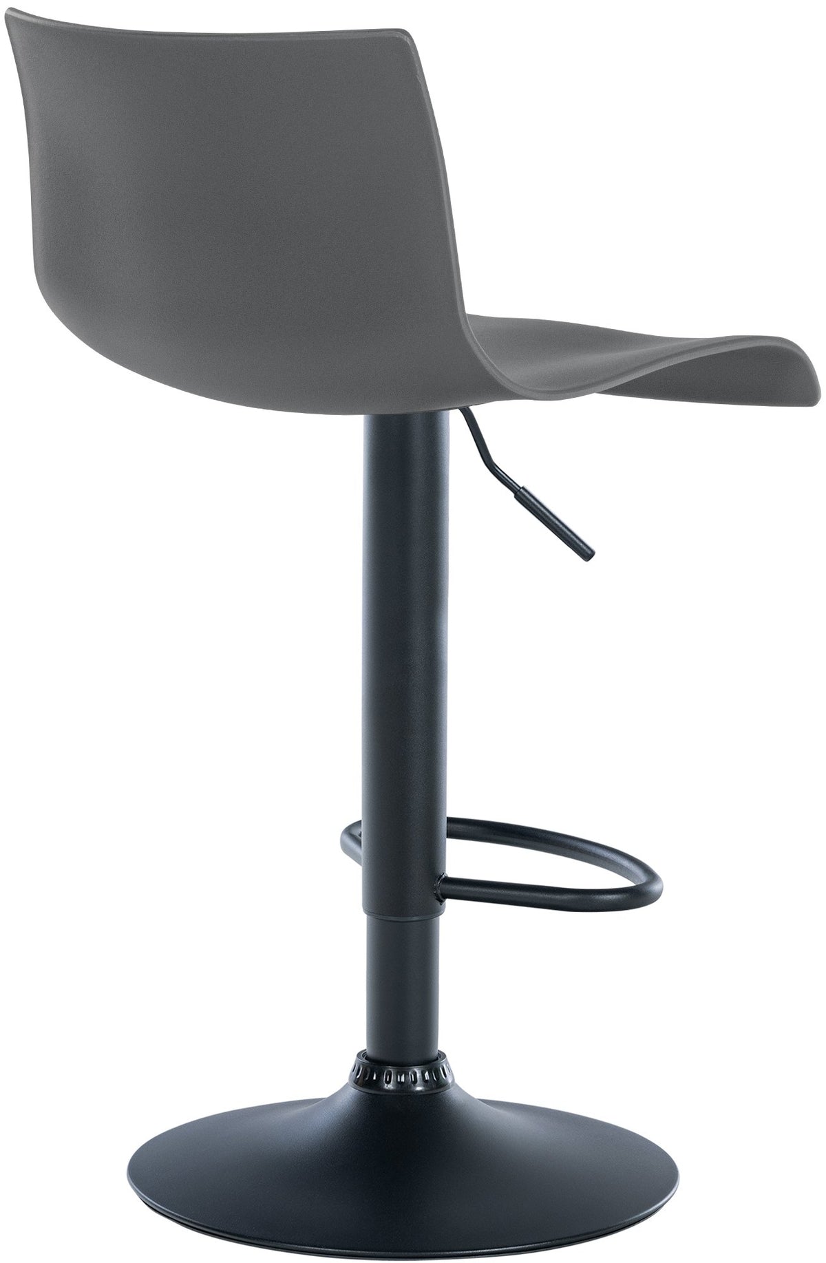 2er Set Barhocker Branford Kunststoff grau