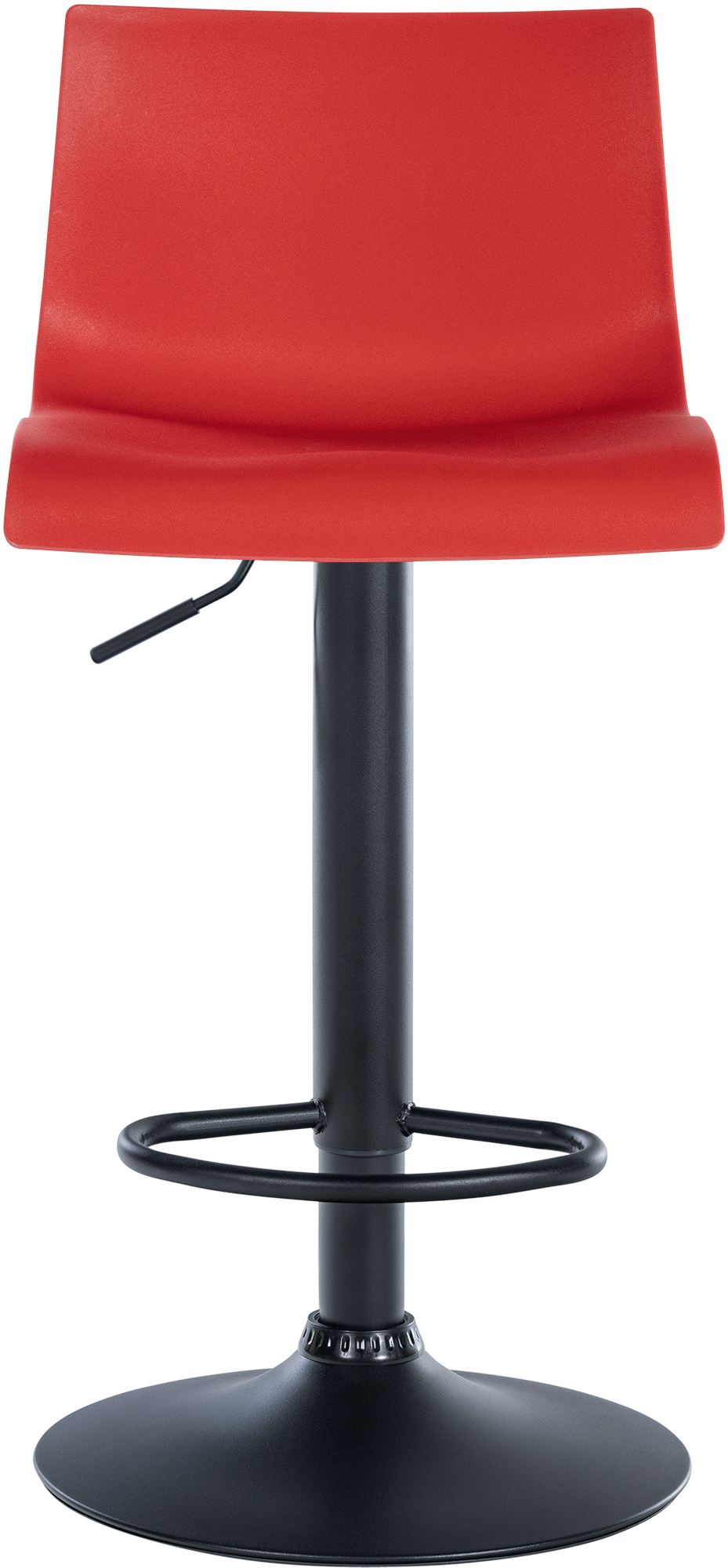 2er Set Barhocker Branford Kunststoff rot
