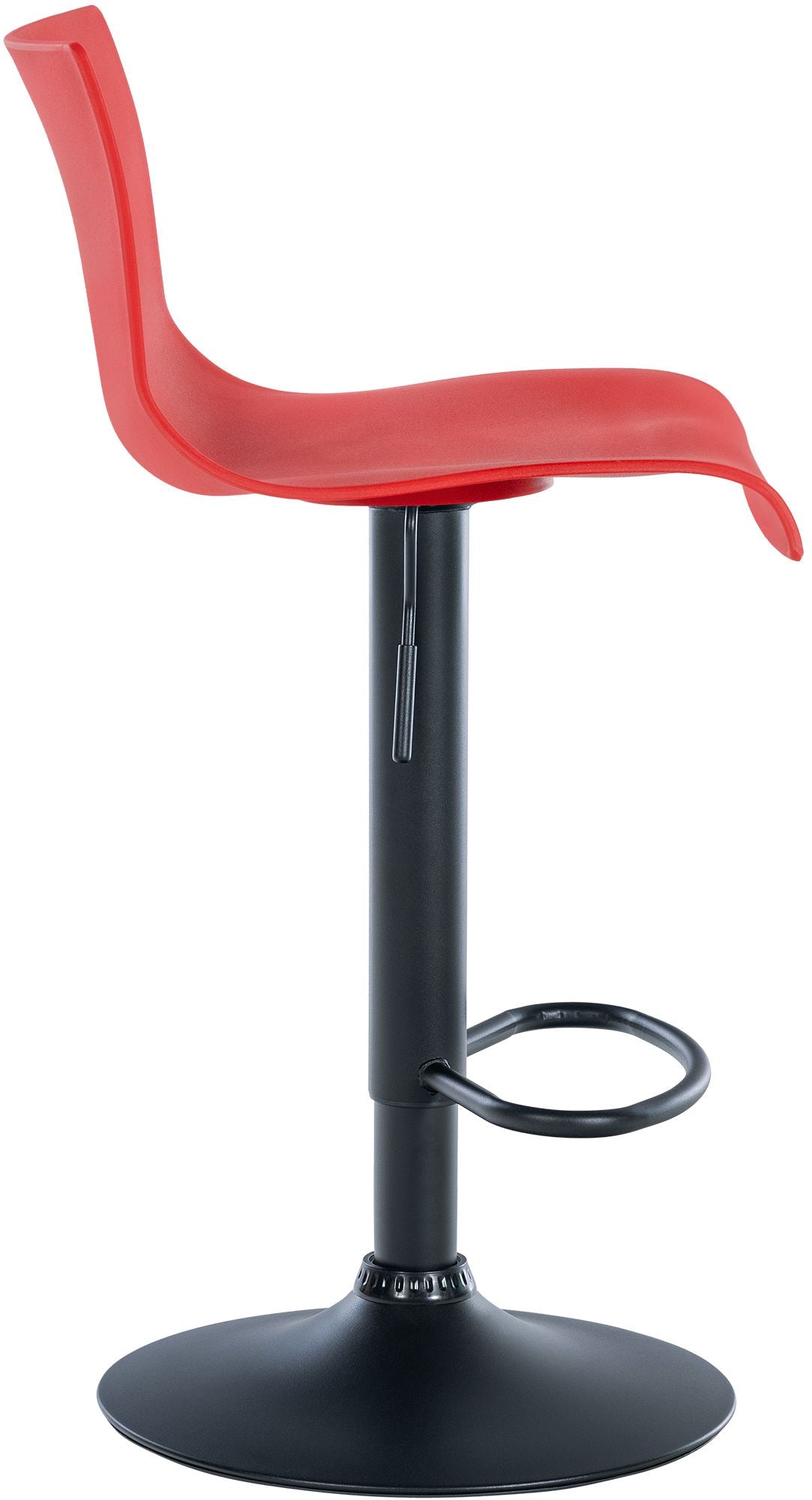 2er Set Barhocker Branford Kunststoff rot