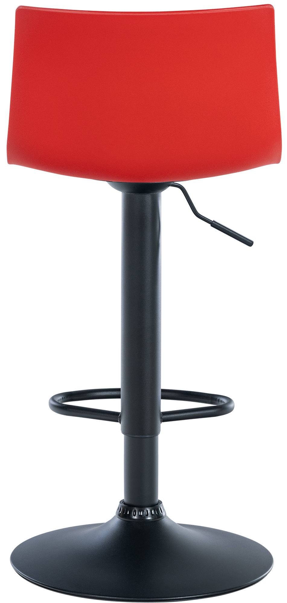 2er Set Barhocker Branford Kunststoff rot