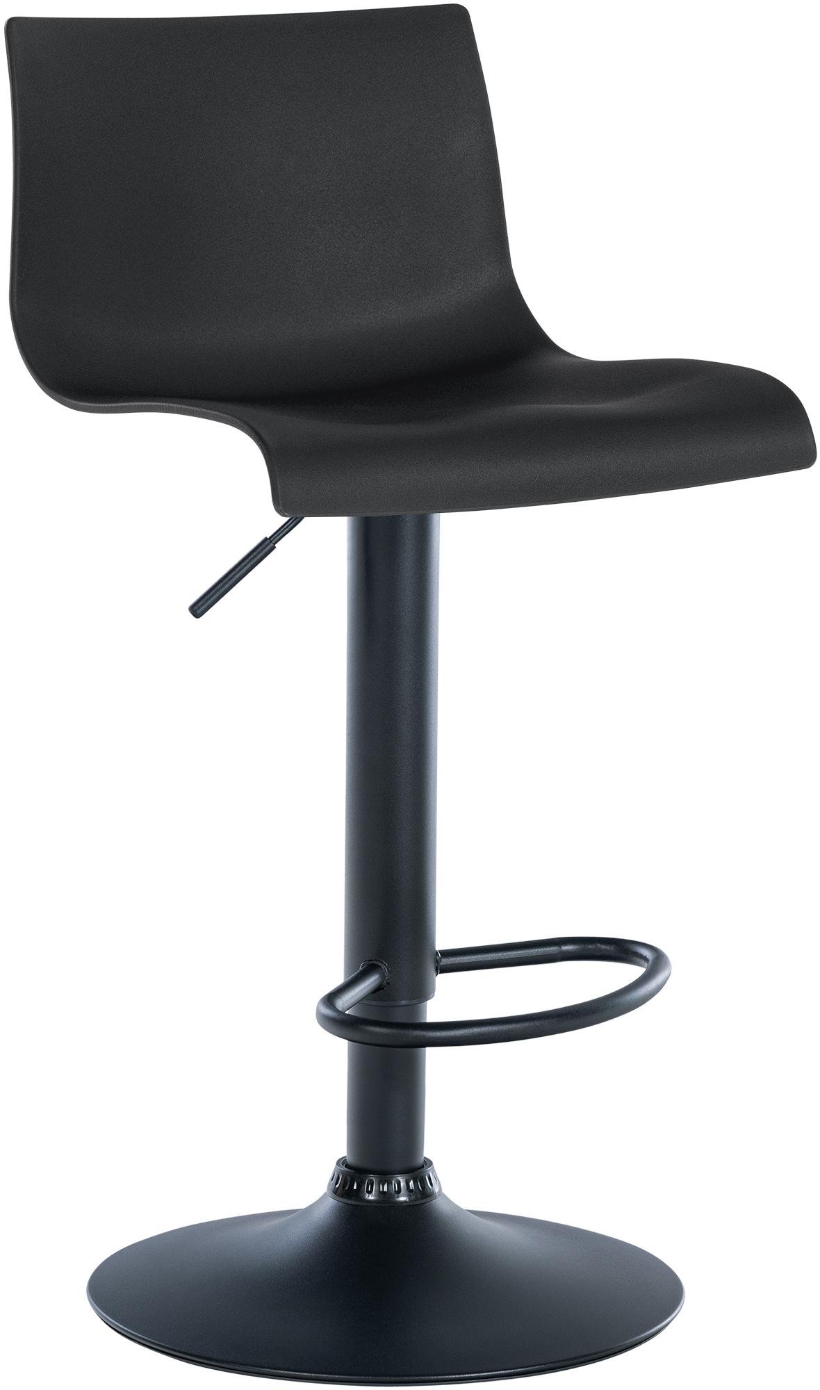 2er Set Barhocker Branford Kunststoff schwarz
