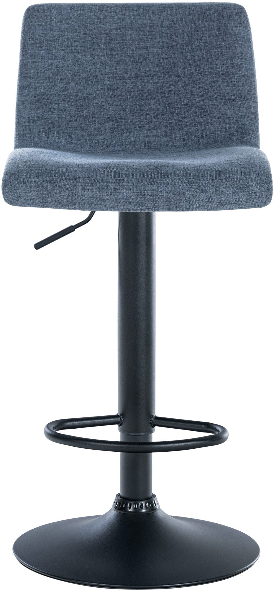 2er Set Barhocker Branford Stoff blau
