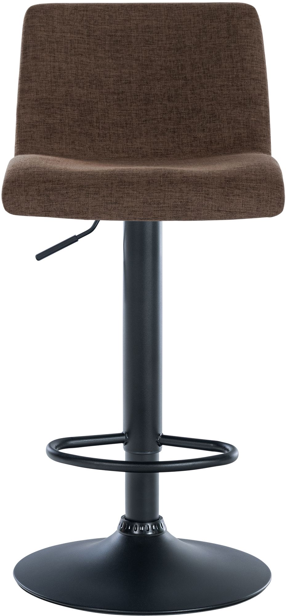 2er Set Barhocker Branford Stoff braun