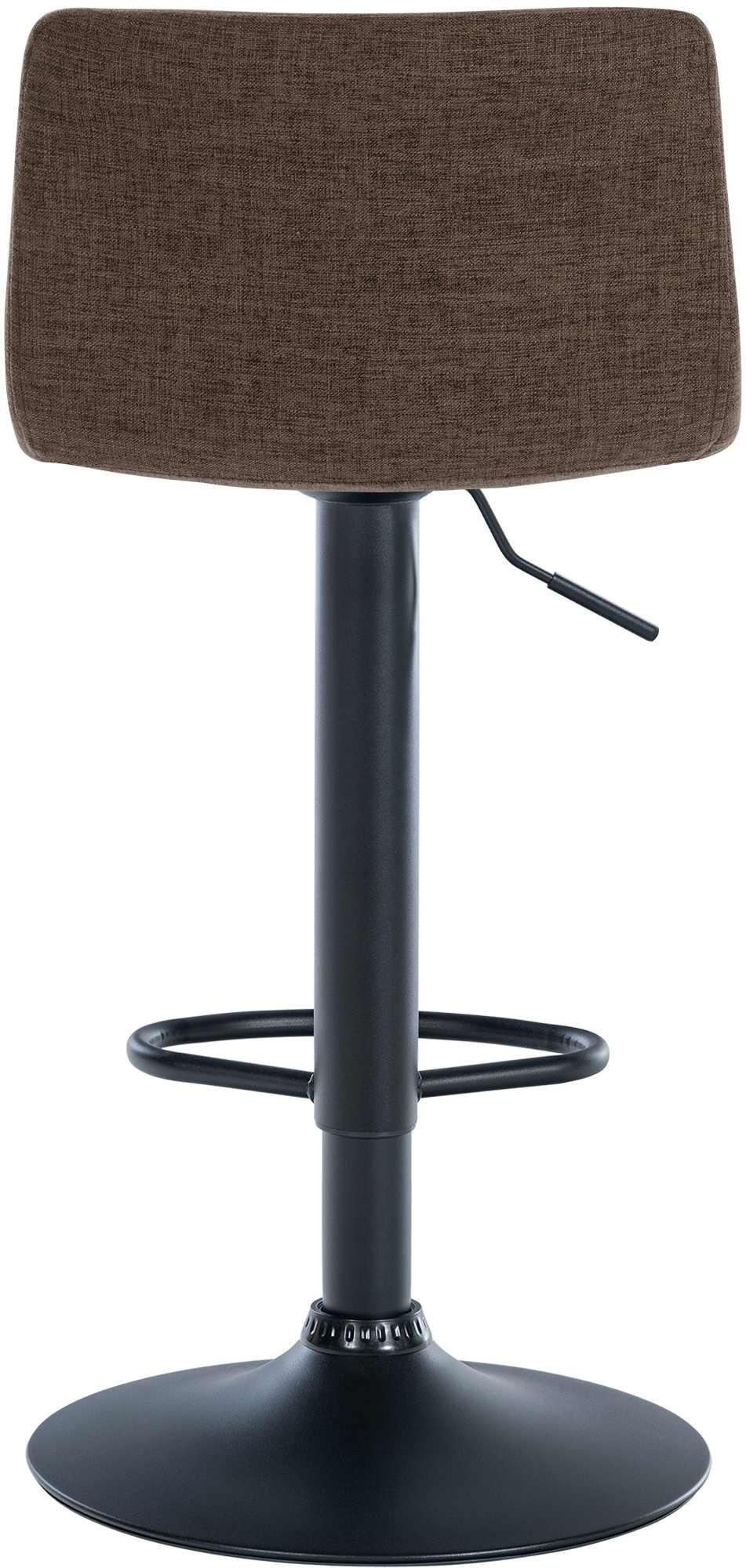 2er Set Barhocker Branford Stoff braun