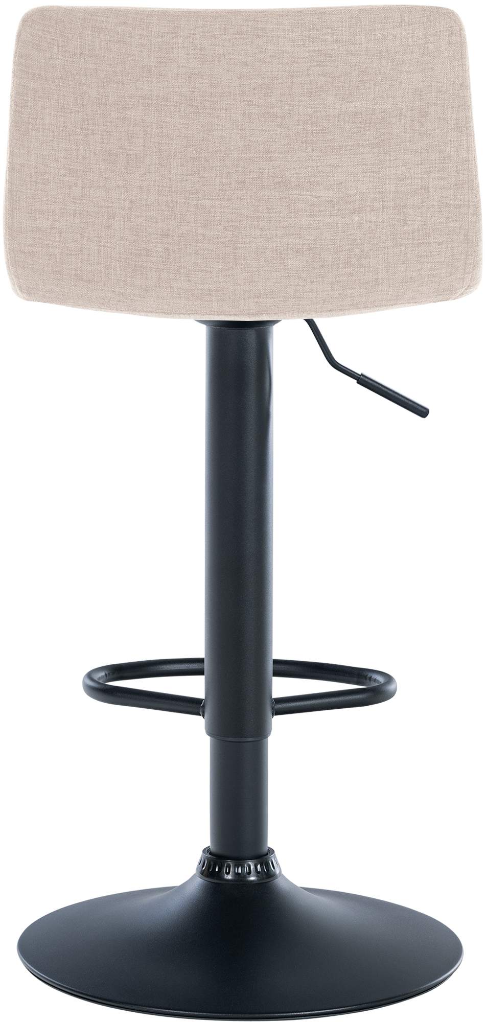 2er Set Barhocker Branford Stoff creme