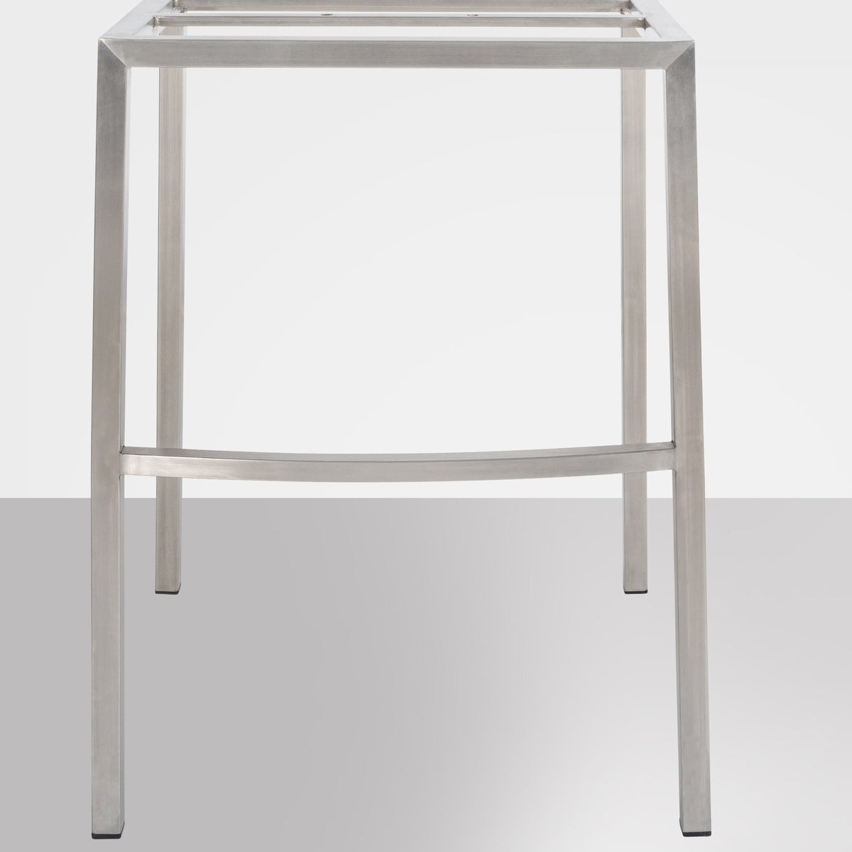 Barhocker Damaso E Samt mit 4-Fuß Gestell grün