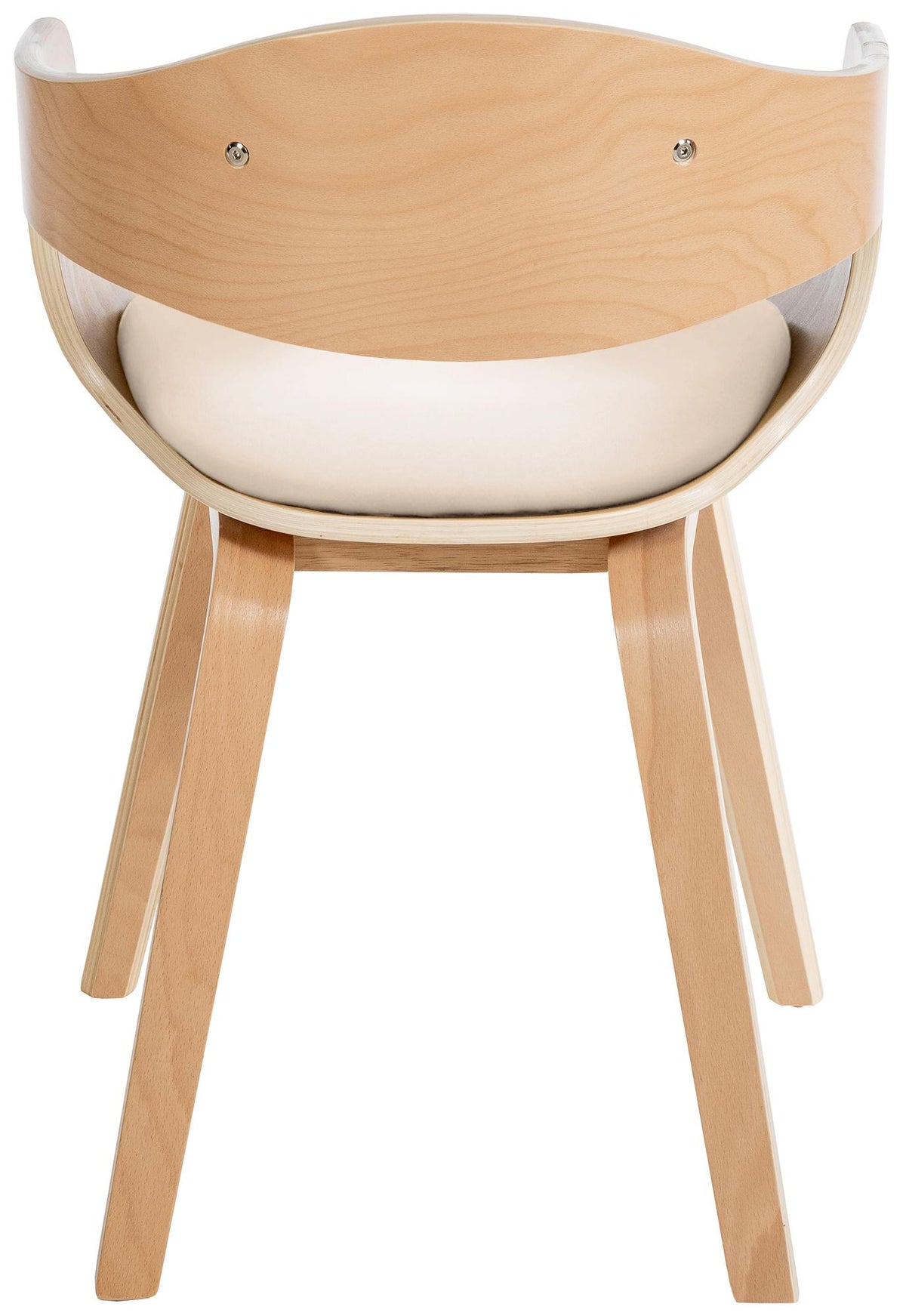 Bezoekersstoel Kingston Kunstleer natura/creme natura/creme