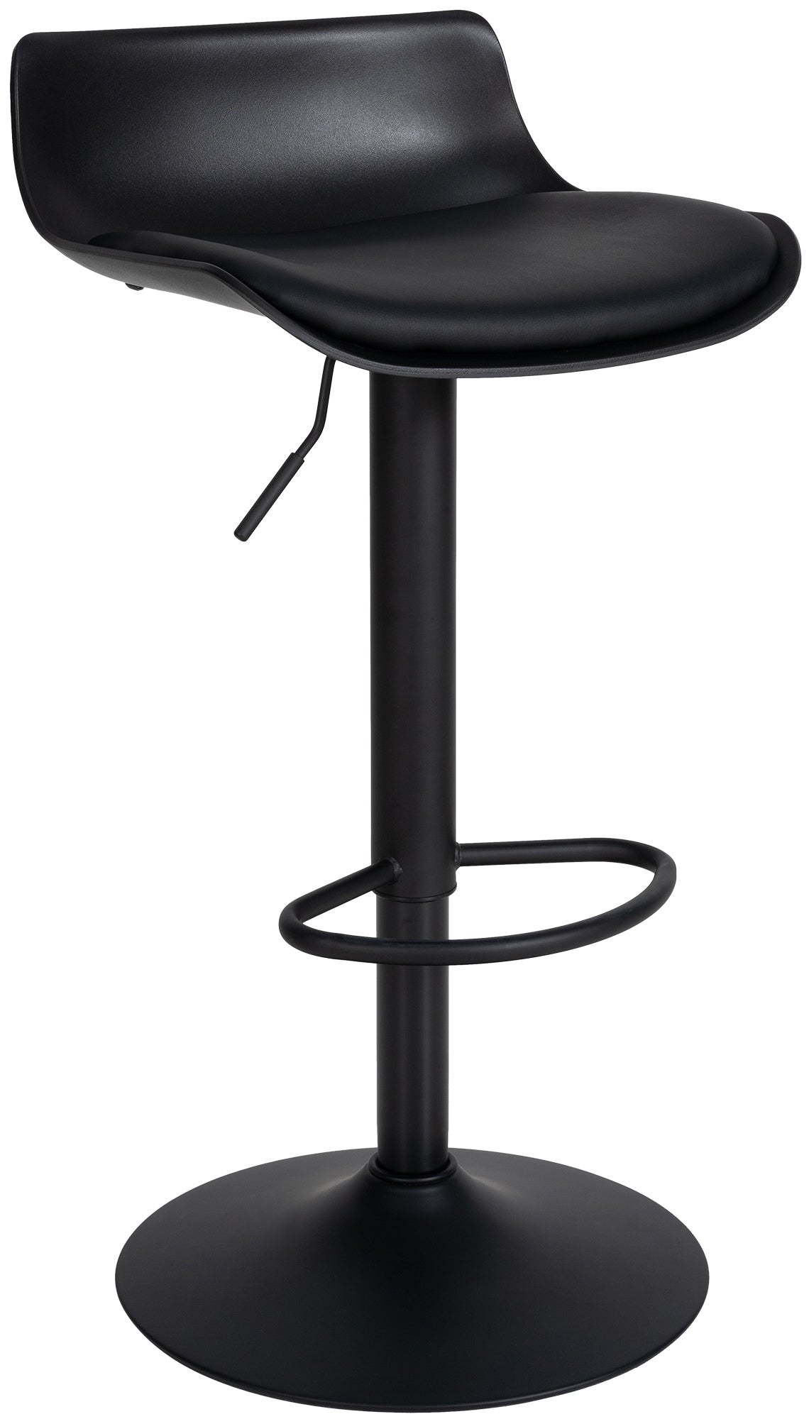 4er Set Barhocker Aveiro Kunstleder schwarz