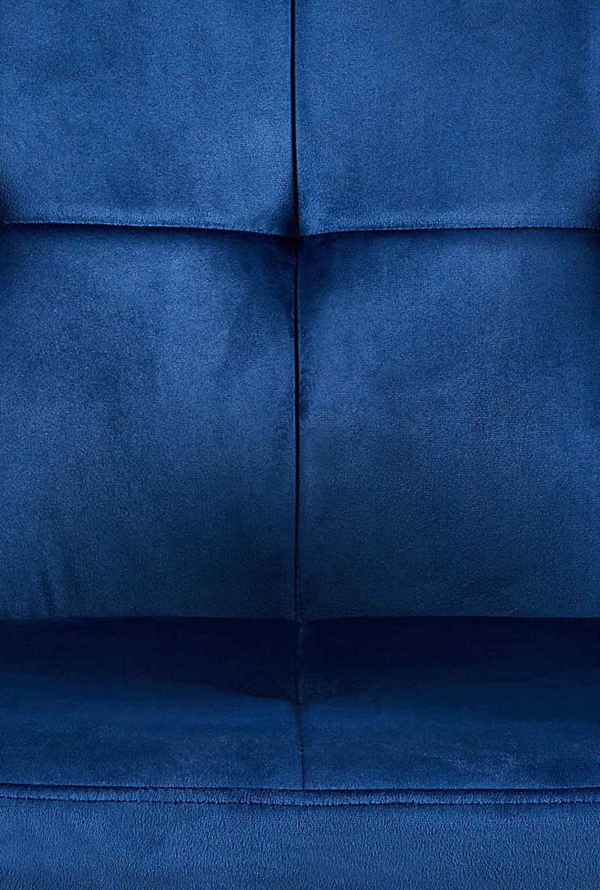 Set van 2 eetkamerstoelen Emia Velvet blauw blau