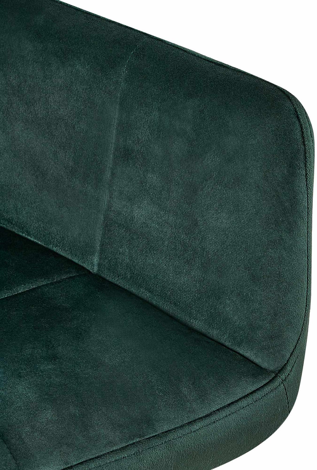 Set van 2 eetkamerstoelen Emia Velvet groen grün