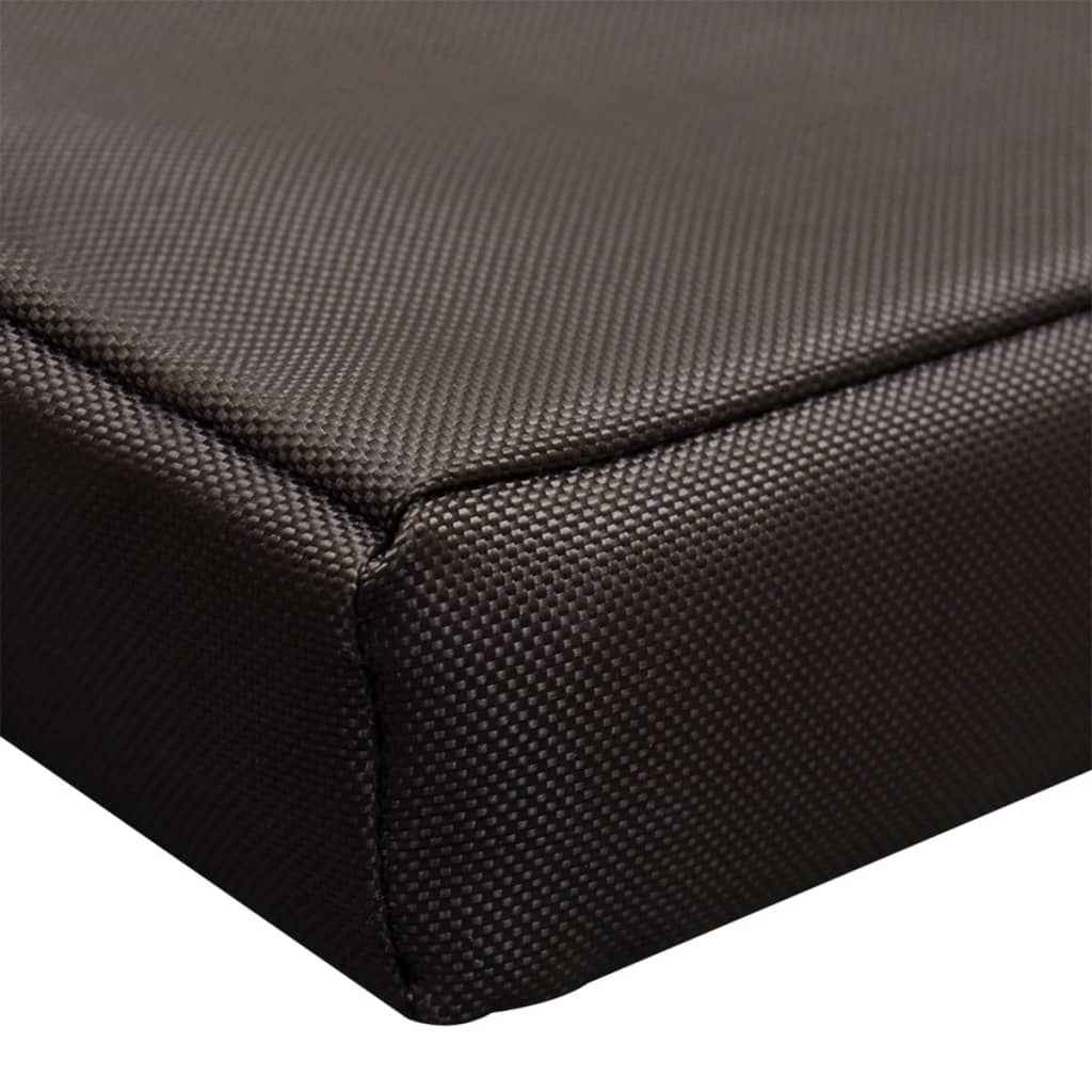 vidaXL Hondenmat plat vierkant M bruin