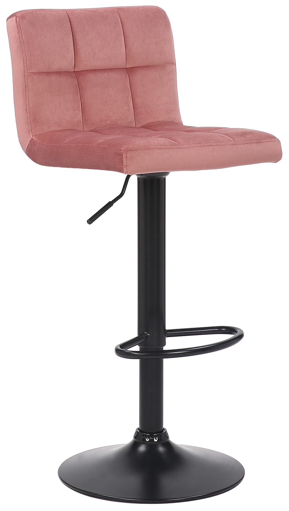 Barkruk Feni fluweel roze pink