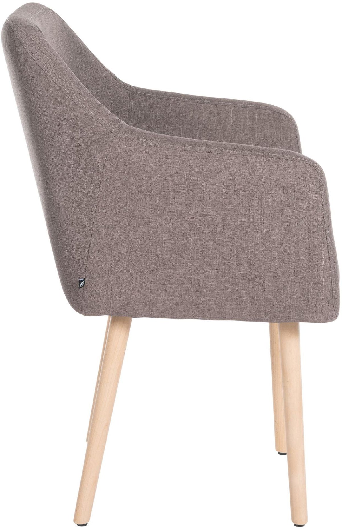 Bezoekersstoel Utrecht Stof taupe,natura taupe
