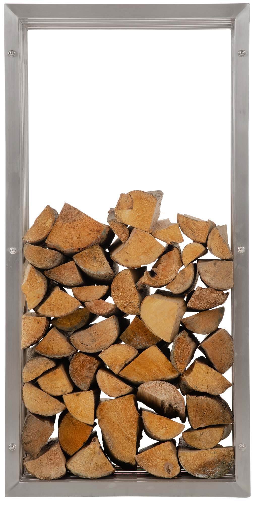 Brandhoutrek Irving RVS 40x50x100 cm edelstahl