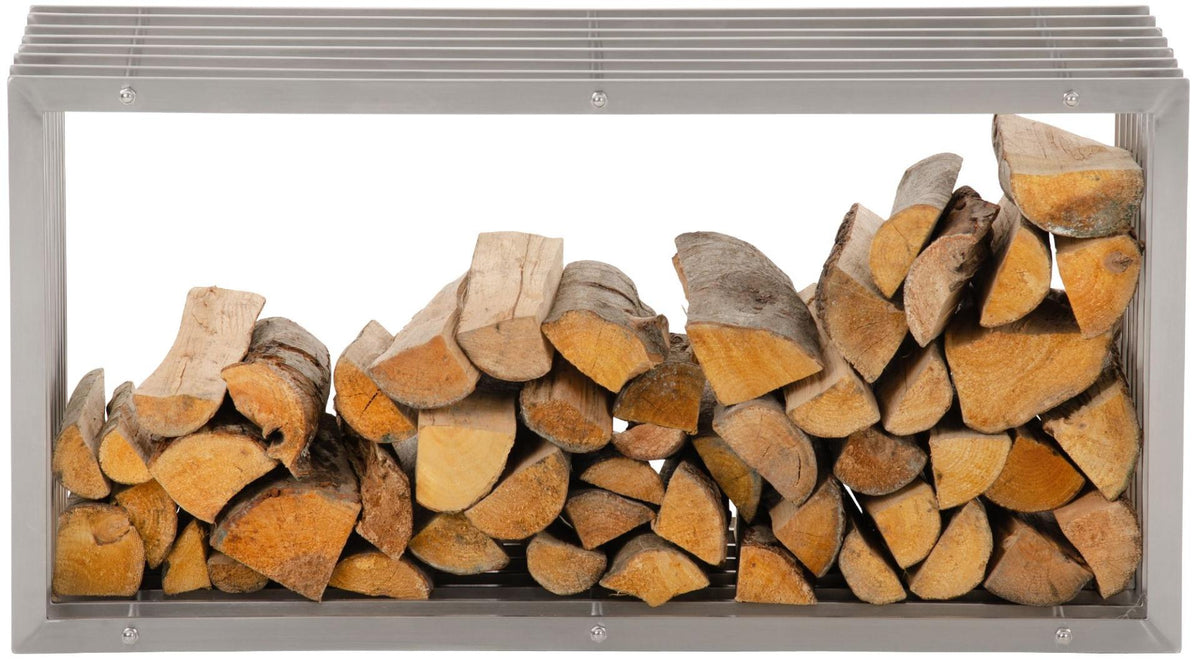 Brandhoutrek Irving RVS 40x50x100 cm edelstahl