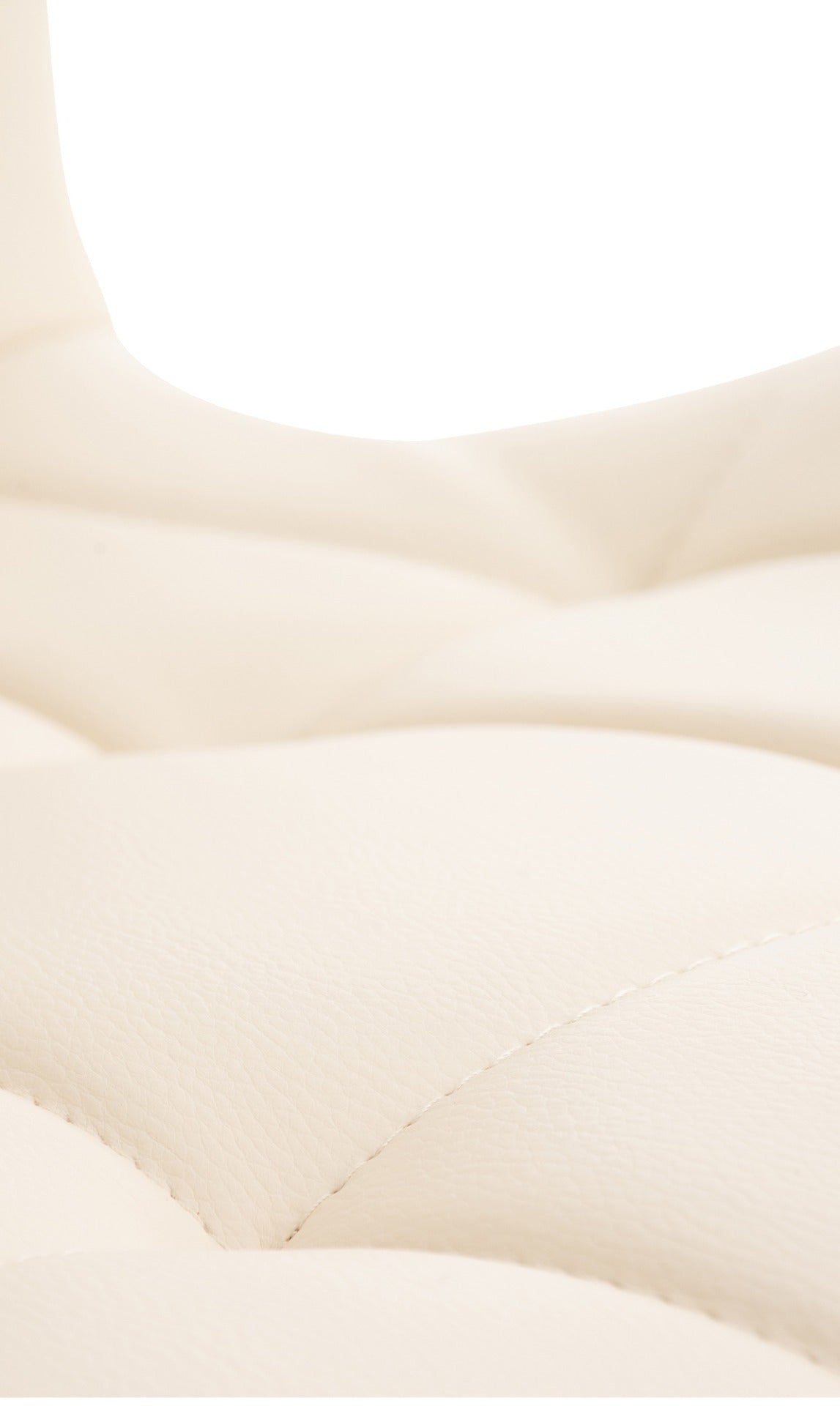 Eetkamerstoel Elda Kunstleer creme creme