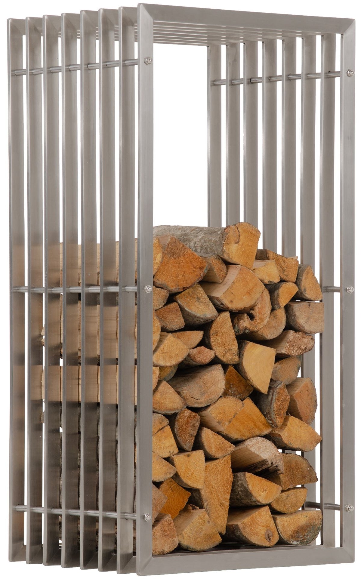 Brandhoutrek Irving RVS 40x50x100 cm edelstahl