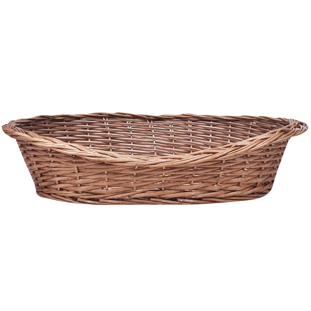 vidaXL Hondenmand/huisdierenbed 90 cm natuurlijk wilgen