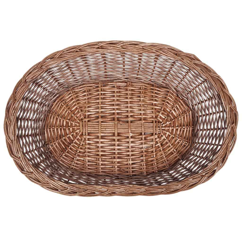 vidaXL Hondenmand/huisdierenbed 90 cm natuurlijk wilgen