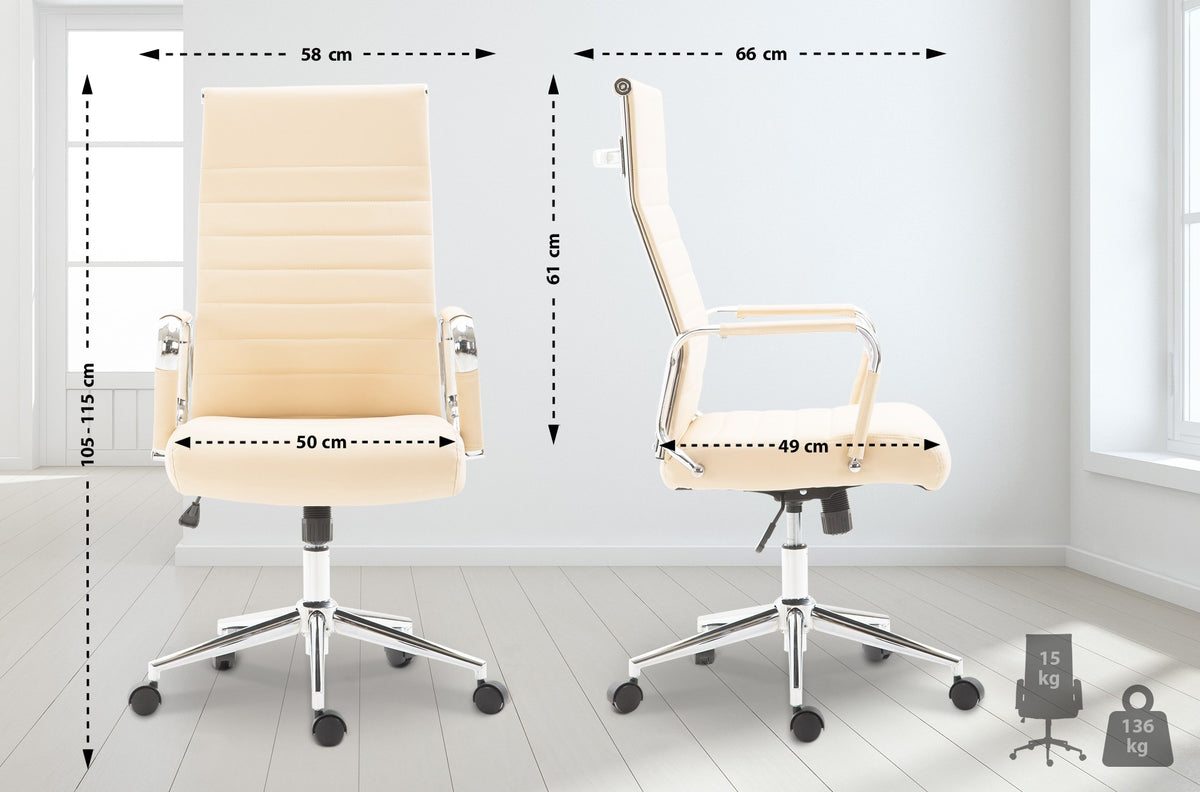 Bürostuhl Kolumbus creme