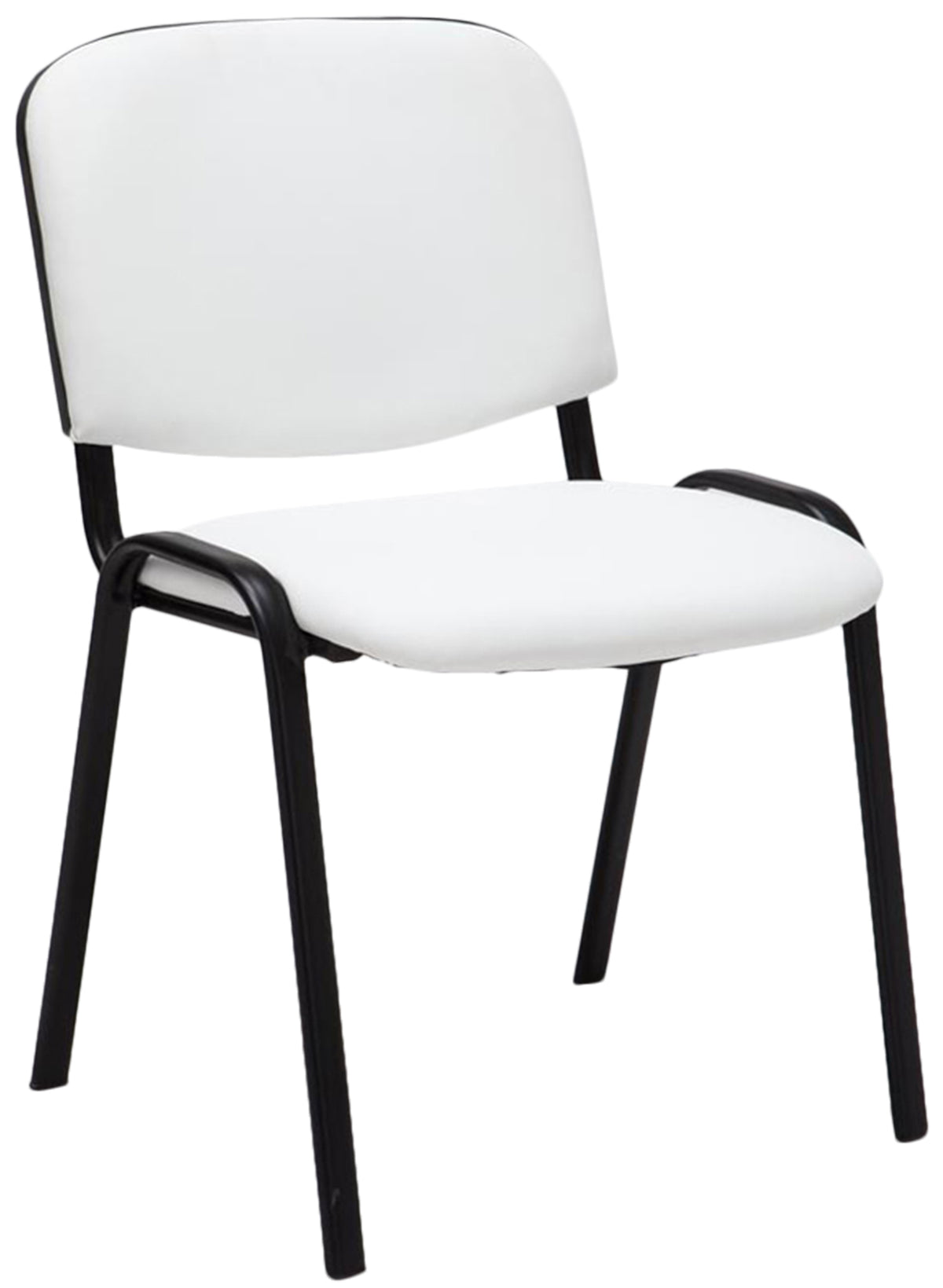 Bezoekersstoel Ken wit weiß