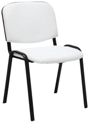 Bezoekersstoel Ken wit weiß