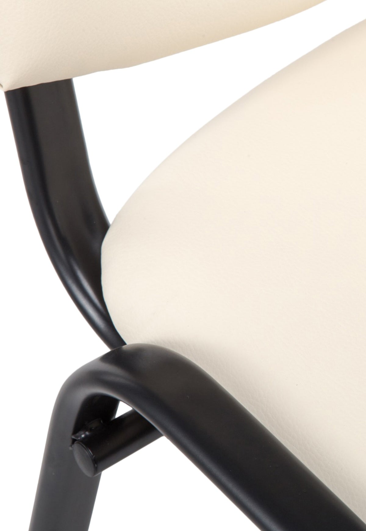 Bezoekersstoel Ken creme creme