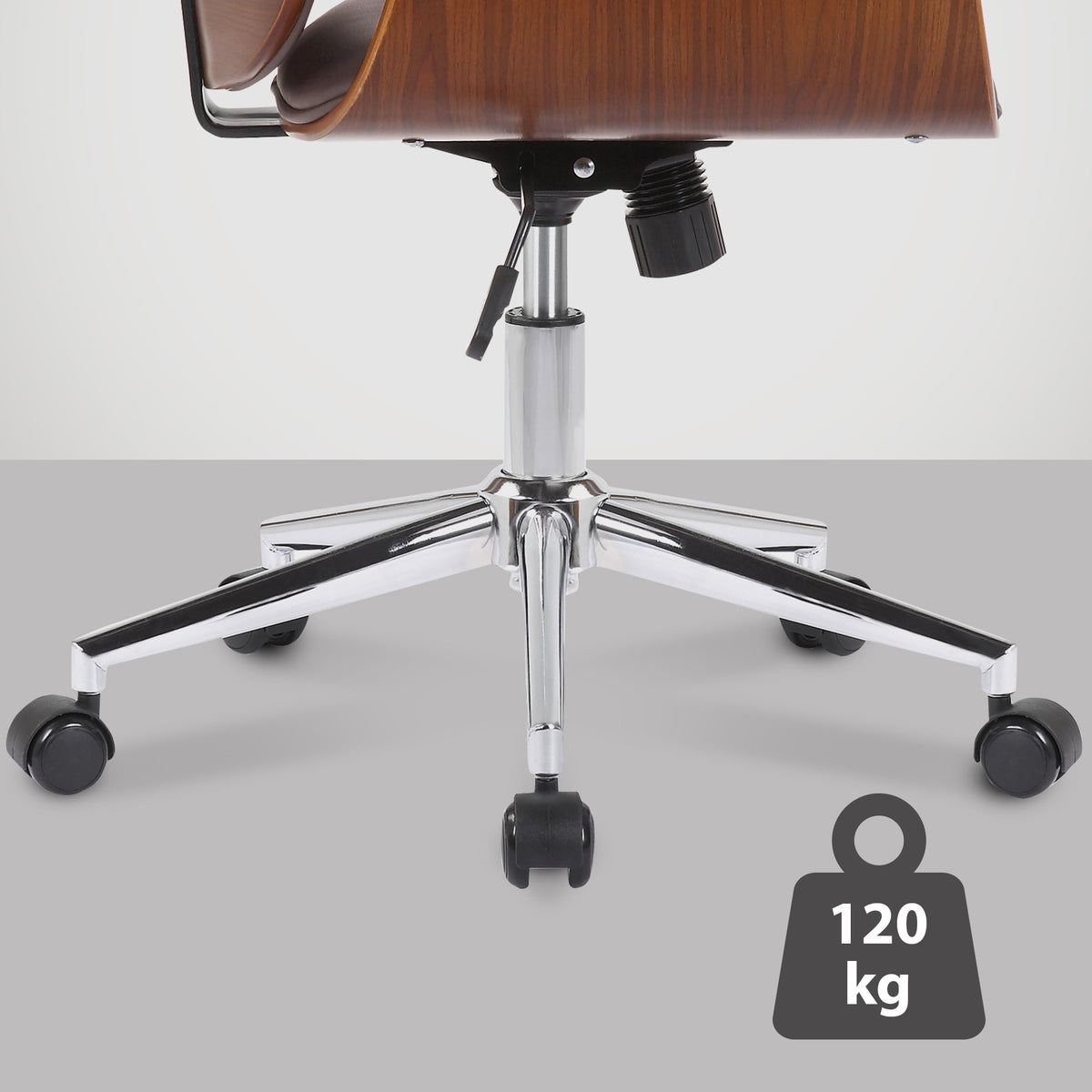 Bureaustoel Kemberg walnoot/bruin walnuss/braun