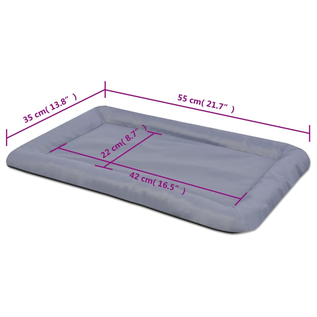 vidaXL Hondenmatras maat M zwart