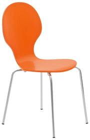 Bezoekersstoel Diego oranje orange