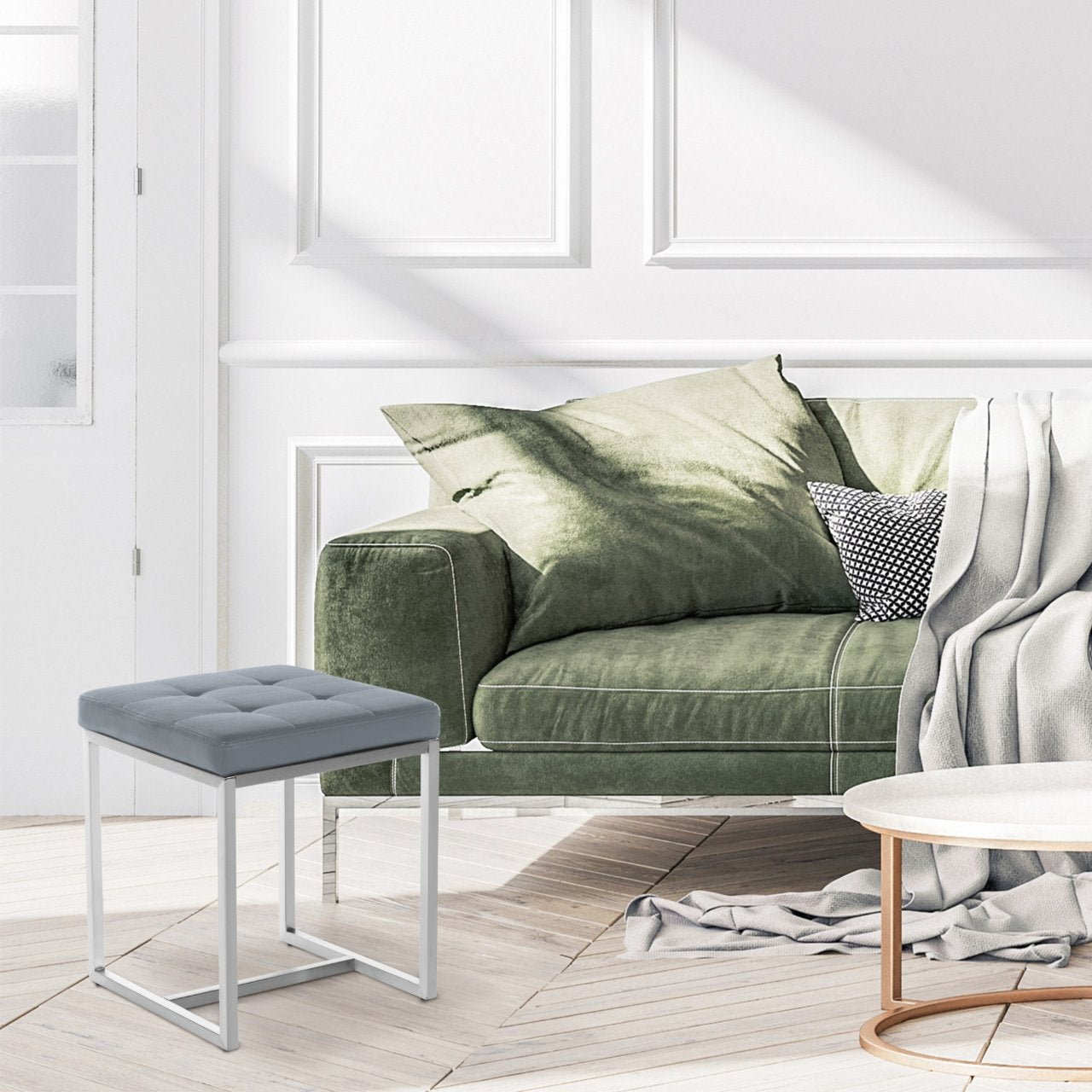 Hocker Barci grijs grau