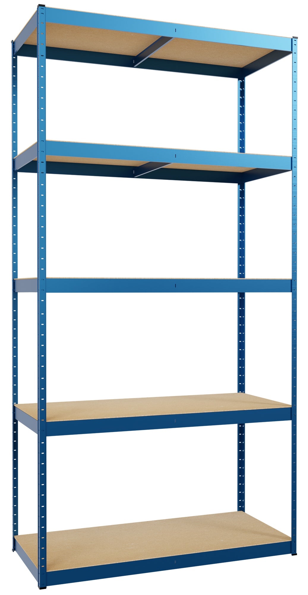 Magazijnstelling metaal 3-delig blauw blau