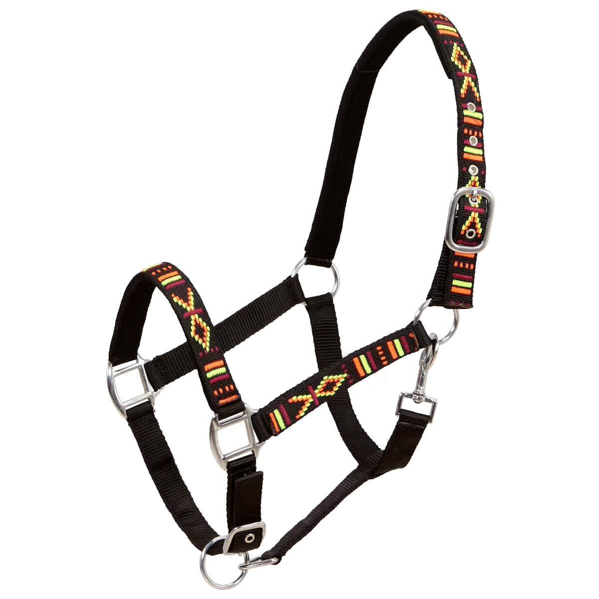 vidaXL Hoofdstellen voor paard maat cob nylon blauw 2 st
