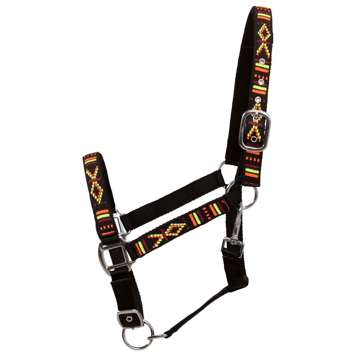 vidaXL Hoofdstellen voor paard maat cob nylon blauw 2 st